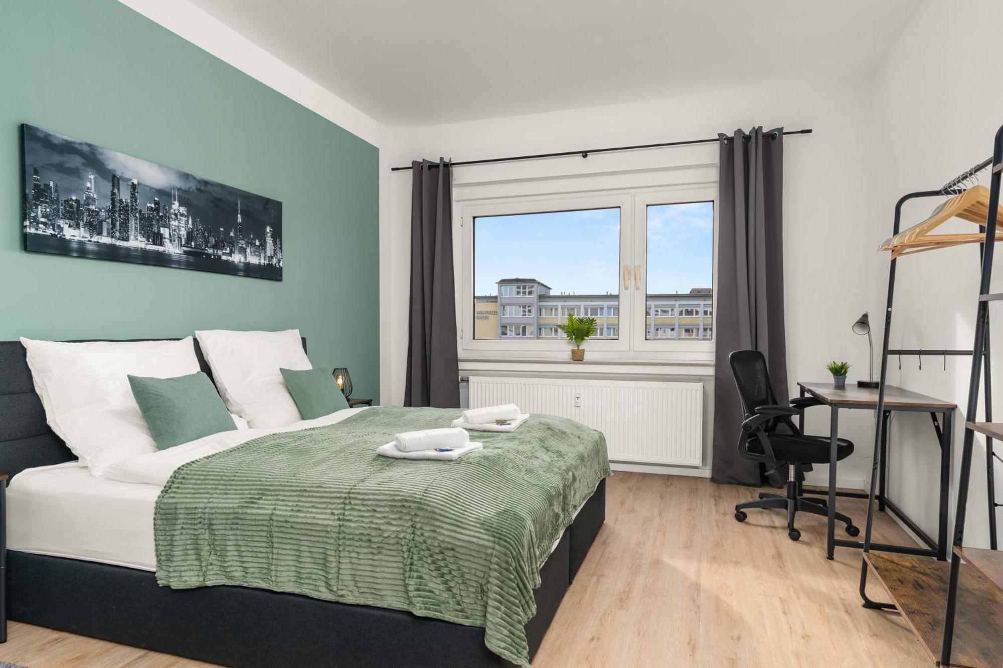 Homely-Apartment Manhattanart, Zentral, Parkplatz, Billard,Ps4, Dart, Balkon Bielefeld Exterior foto